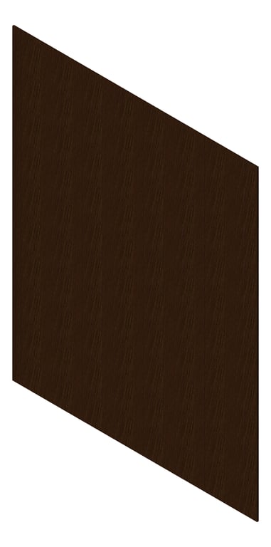 3D Presentation Image of Cladding Aluminium AliWood VLine Vertical 200Shadowline Chestnut