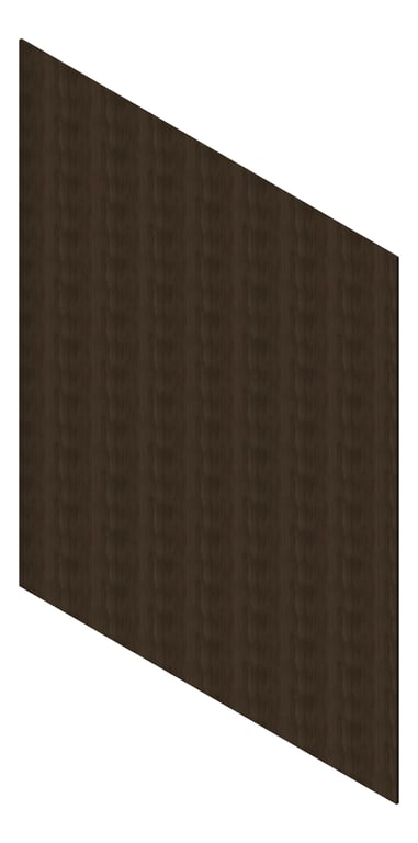 3D Presentation Image of Cladding Aluminium AliWood VLine Vertical 200Shadowline Ebony