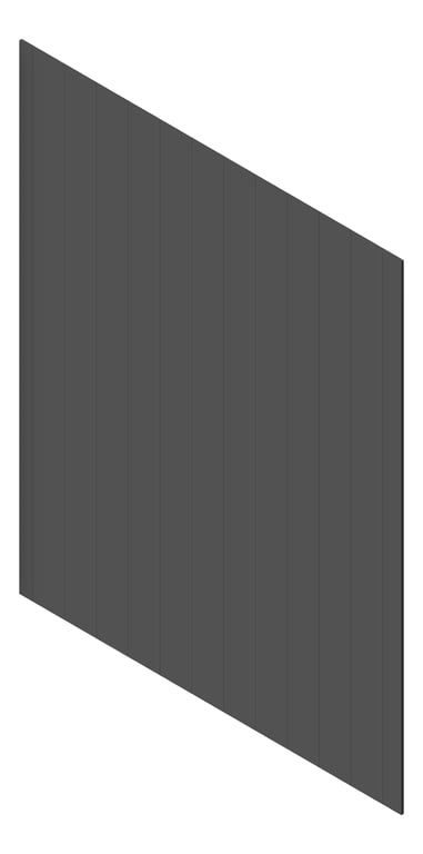 3D Presentation Image of Cladding Aluminium AliWood VLine Vertical 200Shadowline Monument