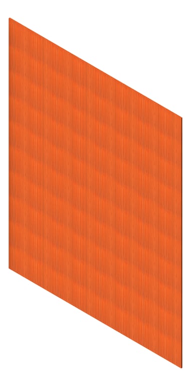 3D Presentation Image of Cladding Aluminium AliWood VLine Vertical 200Shadowline SpottedGum