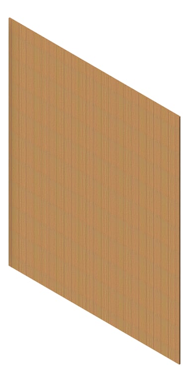 3D Presentation Image of Cladding Aluminium AliWood VLine Vertical 210 MountainAsh