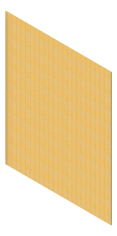 3D Presentation Image of Cladding Aluminium AliWood VLine Vertical 210 SiberianLarch