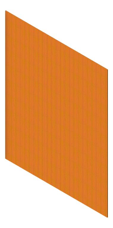 3D Presentation Image of Cladding Aluminium AliWood VLine Vertical 210 Snowgum