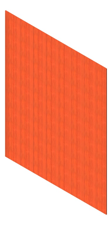 3D Presentation Image of Cladding Aluminium AliWood VLine Vertical 210 WesternRedCedar