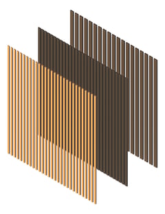 3D Presentation Image of Batten Aluminium Alumatex Wide