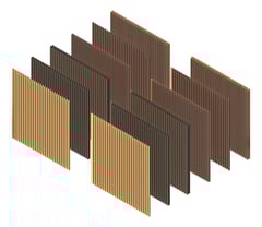 3D Presentation Image of Batten Aluminium Alumatex 50