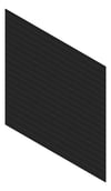 3D Shaded Image of Cladding Aluminium Alumatex ChannelGapBoard Horizontal 150 BlackWenge Material
