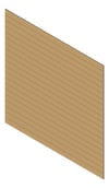 3D Presentation Image of Cladding Aluminium Alumatex ChannelGapBoard Horizontal 150 NordicOak Material