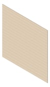 3D Shaded Image of Cladding Aluminium Alumatex ChannelGapBoard Horizontal 150 Paperbark Material