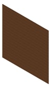 3D Shaded Image of Cladding Aluminium Alumatex ChannelGapBoard Horizontal 150 RedWood Material