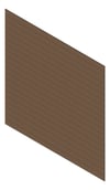3D Presentation Image of Cladding Aluminium Alumatex ChannelGapBoard Horizontal 150 TeakBrown Material
