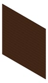 3D Shaded Image of Cladding Aluminium Alumatex ChannelGapBoard Horizontal 150 TeakBrown Material