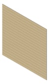 3D Presentation Image of Cladding Aluminium Alumatex ChannelGapBoard Horizontal 150 WhitehavenCedar Material