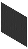 3D Shaded Image of Cladding Aluminium Alumatex ChannelGapBoard Horizontal 90 BlackCedar Material