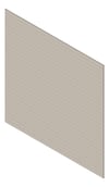 3D Shaded Image of Cladding Aluminium Alumatex ChannelGapBoard Horizontal 90 Dune Material