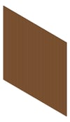 3D Shaded Image of Cladding Aluminium Alumatex ChannelGapBoard Vertical 150 Chestnut Material