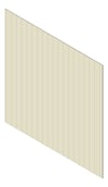 3D Shaded Image of Cladding Aluminium Alumatex ChannelGapBoard Vertical 150 CoastalCedar Material