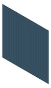 3D Shaded Image of Cladding Aluminium Alumatex ChannelGapBoard Vertical 150 DeepOcean Material