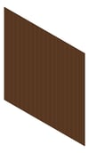 3D Shaded Image of Cladding Aluminium Alumatex ChannelGapBoard Vertical 150 RedWood Material