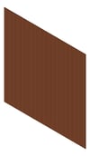 3D Shaded Image of Cladding Aluminium Alumatex ChannelGapBoard Vertical 150 WesternRedCedar Material