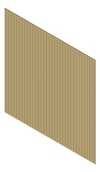 3D Presentation Image of Cladding Aluminium Alumatex ChannelGapBoard Vertical 90 CoastalCedar Material