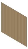 3D Presentation Image of Cladding Aluminium Alumatex ChannelGapBoard Vertical 90 Dune Material