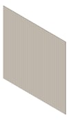 3D Shaded Image of Cladding Aluminium Alumatex ChannelGapBoard Vertical 90 Dune Material