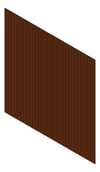 3D Shaded Image of Cladding Aluminium Alumatex ChannelGapBoard Vertical 90 EnglishChestnut Material