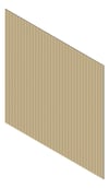 3D Presentation Image of Cladding Aluminium Alumatex ChannelGapBoard Vertical 90 WhitehavenCedar Material