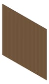 3D Presentation Image of Cladding Aluminium Alumatex ChannelLargeGapBoard Vertical 90 Chestnut Material