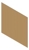 3D Presentation Image of Cladding Aluminium Alumatex ChannelLargeGapBoard Vertical 90 Hinoki Material