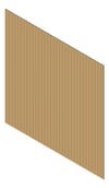 3D Presentation Image of Cladding Aluminium Alumatex ChannelLargeGapBoard Vertical 90 NordicOak Material