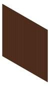 3D Shaded Image of Cladding Aluminium Alumatex ChannelLargeGapBoard Vertical 90 PacificTeak Material
