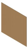 3D Presentation Image of Cladding Aluminium Alumatex ChannelLargeGapBoard Vertical 90 Sycamore Material