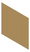 3D Presentation Image of Cladding Aluminium Alumatex ChannelLargeGapBoard Vertical 90 WhiteAsh Material