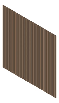 3D Presentation Image of Cladding Aluminium Alumatex RippleBoard