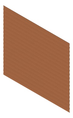 3D Presentation Image of Cladding Aluminium Alumatex ShiplapFullBoard