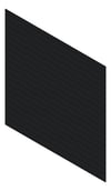 3D Shaded Image of Cladding Aluminium Alumatex ShiplapFullBoard Black Material