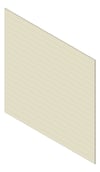 3D Shaded Image of Cladding Aluminium Alumatex ShiplapFullBoard CoastalCedar Material