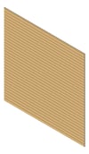 3D Presentation Image of Cladding Aluminium Alumatex ShiplapFullBoard NordicOak Material
