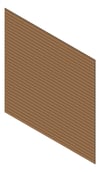 3D Presentation Image of Cladding Aluminium Alumatex ShiplapFullBoard QueenslandWalnut Material