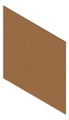 3D Presentation Image of Cladding Aluminium Alumatex ShiplapFullBoard RoyalOak Material