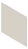 3D Shaded Image of Cladding Aluminium Alumatex ShiplapFullBoard WhiteStone Material