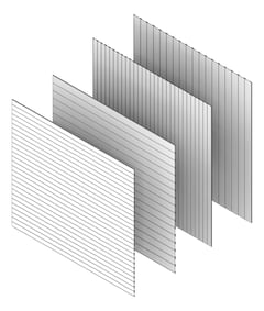 3D Documentation Image of Cladding Aluminium Alumatex ShiplapSmallGrooveBoard