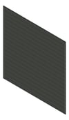 3D Shaded Image of Cladding Aluminium Alumatex ShiplapSmallGrooveBoard Horizontal 150 CinderAsh Material