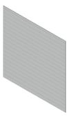 3D Shaded Image of Cladding Aluminium Alumatex ShiplapSmallGrooveBoard Horizontal 150 LightNaturalConcrete Material