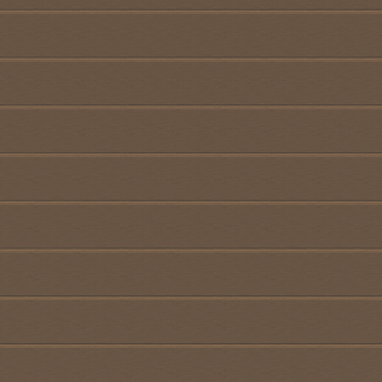 Navigate to Cladding Aluminium Alumatex ShiplapSmallGrooveBoard Horizontal 150 TeakBrown Material