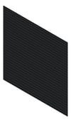 3D Shaded Image of Cladding Aluminium Alumatex ShiplapSmallGrooveBoard Horizontal 90 Black Material