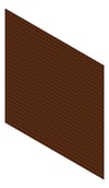 3D Shaded Image of Cladding Aluminium Alumatex ShiplapSmallGrooveBoard Horizontal 90 EnglishChestnut Material