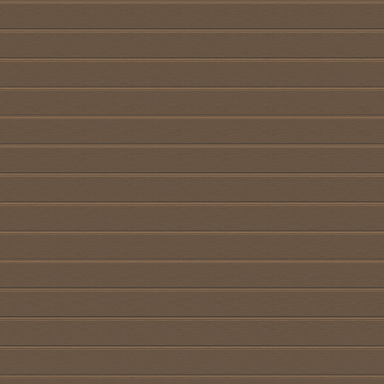 Navigate to Cladding Aluminium Alumatex ShiplapSmallGrooveBoard Horizontal 90 TeakBrown Material